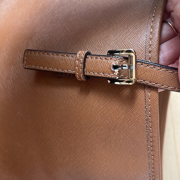 Michael kors jet set travel large saffiano leather tote bag colour : luggage - Picture 5 of 5